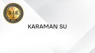 KARAMAN SU